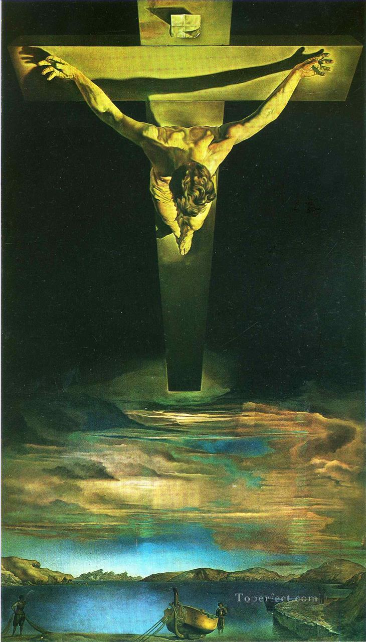 The Christ of StJohn of the Cross Surrealism Oil Paintings